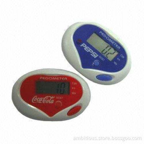 2D Multifunction step counter pedometer, various colors are available